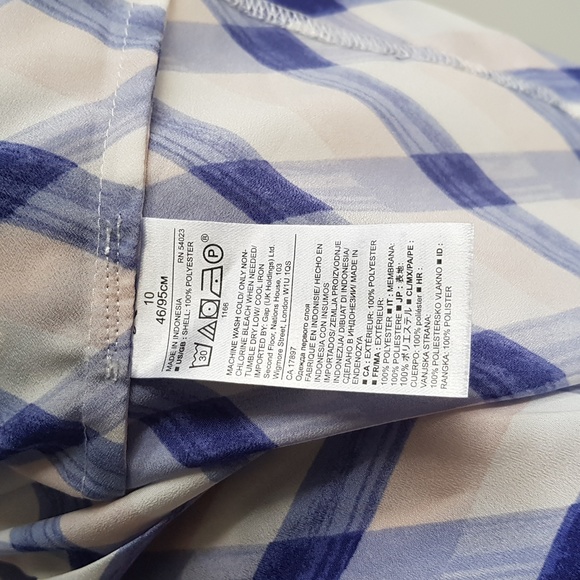 Banana Republic flutter / cap sleeve top size 10 / medium - Picture 5 of 7